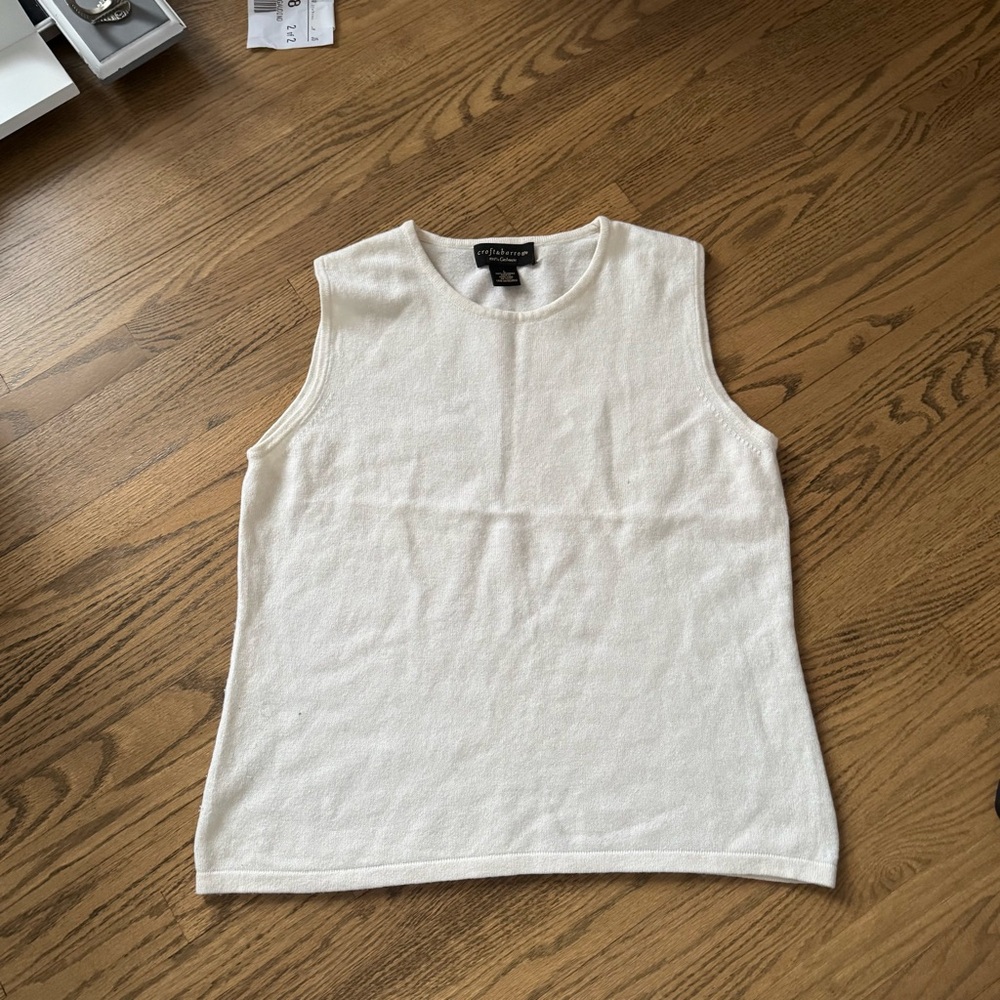 Croft & Barrow Classic White Tank Top